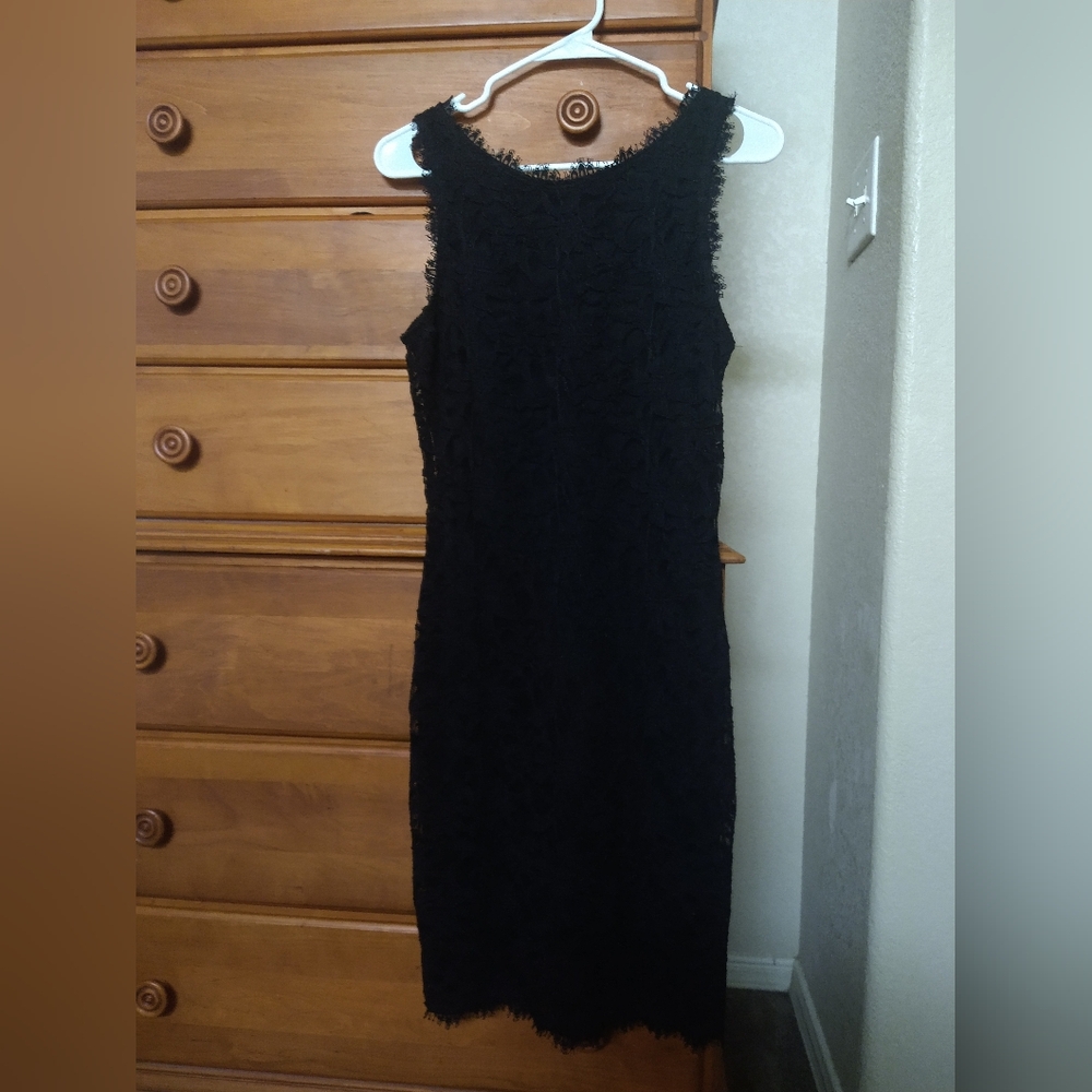 Large Black Lace Dress